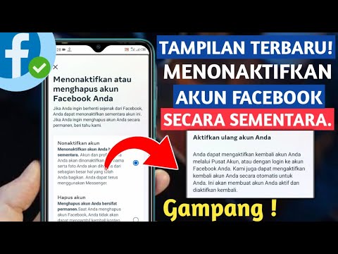 Video: Kapan menonaktifkan akun facebook sementara?