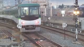 京阪6000系6008F回送枚方市駅発車