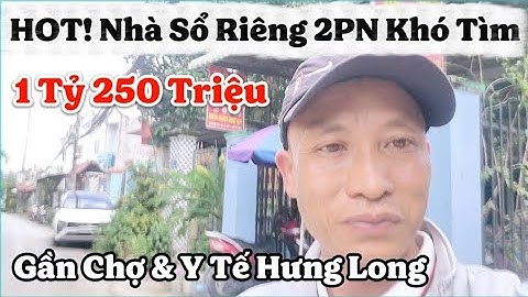 💥Chỉ 1 Tỷ 250 Triệu, Rất Khó Tìm Được Căn Nhà Sổ Hồng Riêng Gần Chợ Hưng Long Với Mức Giá Này🤝