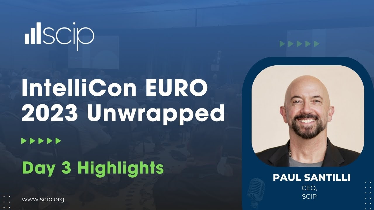 Scip Intel SCIP INTELLICON EURO 2023 DAY 3 RECAP - YouTube