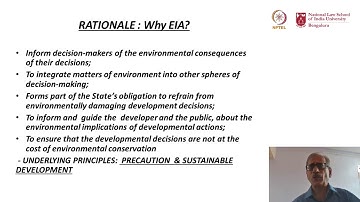 mod04lec20 - Environment Impact Assessment Law: Why EIA? Evolution of EIA