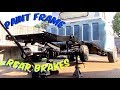 Cleaned frame/Installed rear brakes/Engine running