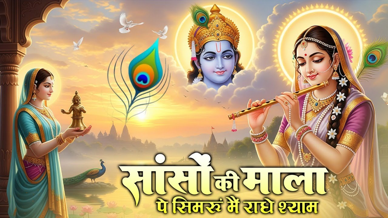 Sanso Ki Mala Pe Simru Main Radhe Shyam | सांसों की माला पे सिमरूँ मैं राधे श्याम | Krishna Bhajan