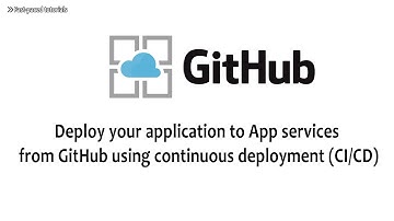 Deploy your app to App services  from GitHub using CI/CD