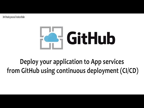 Deploy your app to App services  from GitHub using CI/CD