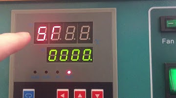 OEF OVEN CONTROLLER - TEMP & TIMER SETTINGS
