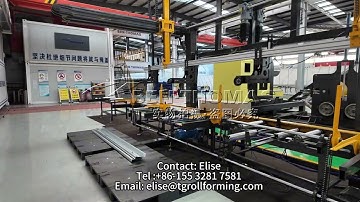Automated production line for C, Z, U Omega Sigma profiles | C Z U Omega Sigma Roll Forming Machine