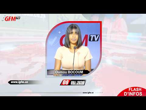 Flash d'Infos matin IGFM TV du 08 Septembre 2026 avec Oumou BOCOUM