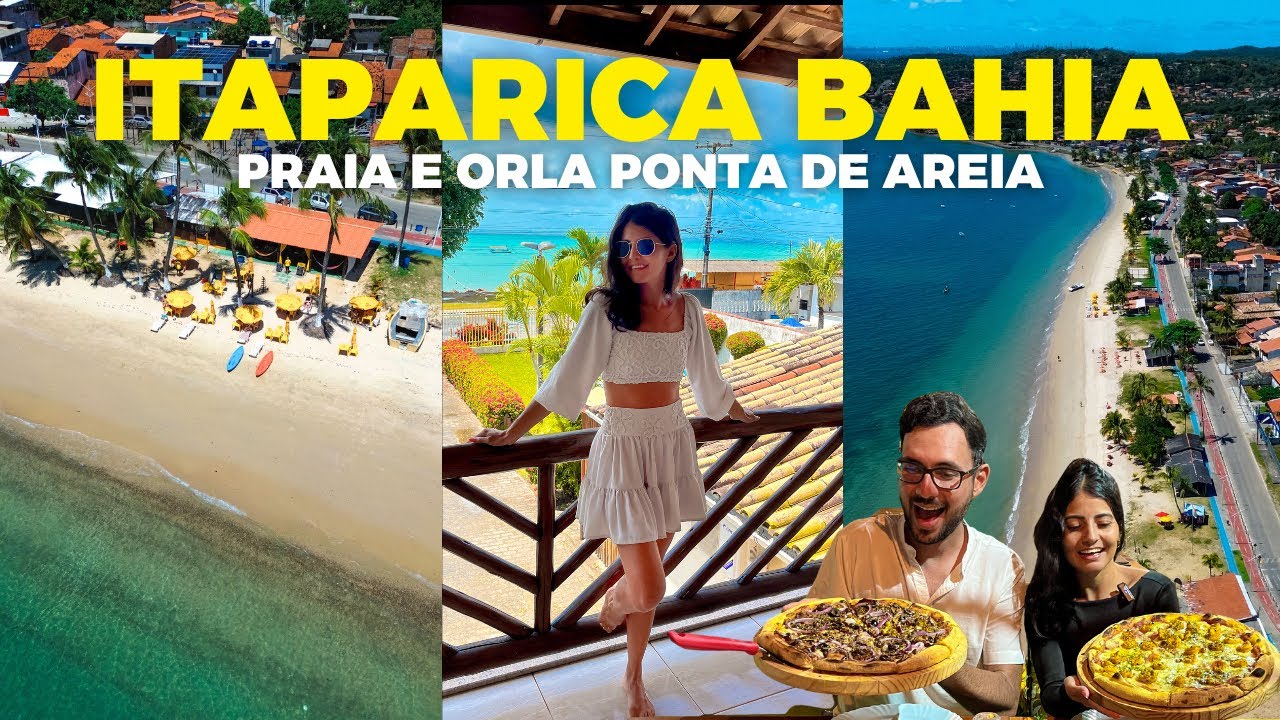 PRAIA PONTA DE AREIA, ITAPARICA BA | Pousada Tropicalia vista mar e Restaurante e pizzaria na ORLA
