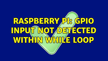 Raspberry Pi: GPIO Input Not Detected Within While Loop