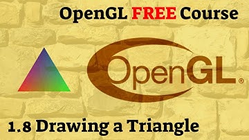 C++ OpenGL Episode 1.8 - Drawing a Triangle