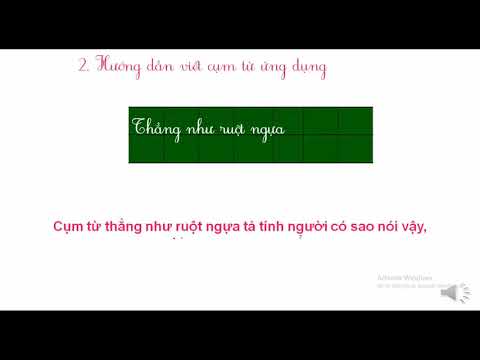 Lớp 2, Tuần 23, ngày 25/2/2021, Tập viết