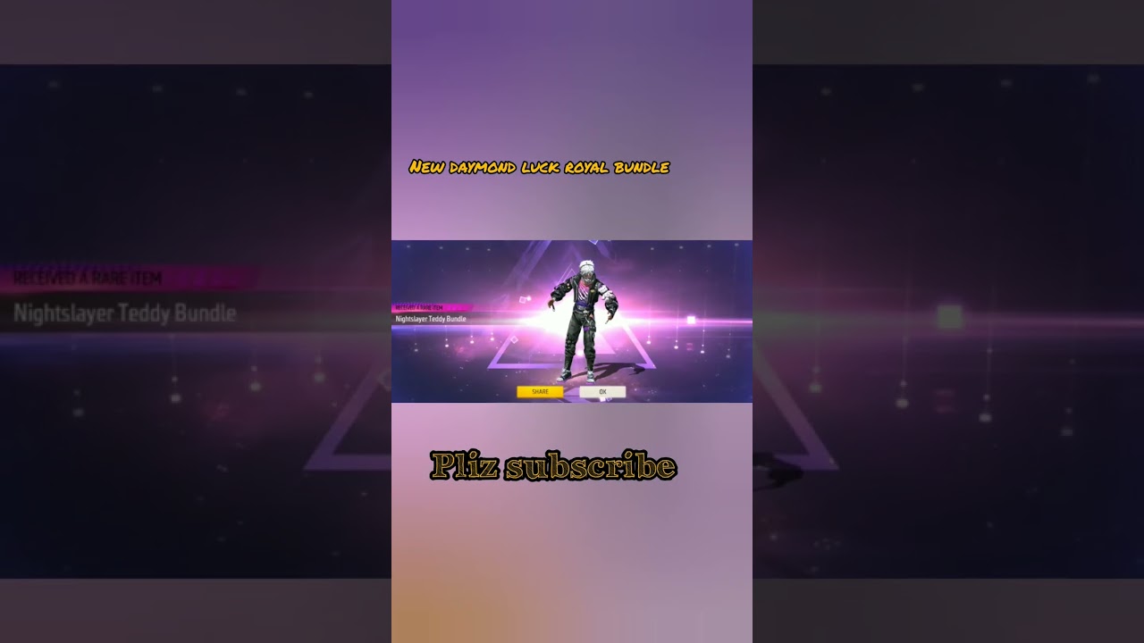 free fire new daymond royal bundle👕 \\daymond bauchar spined...