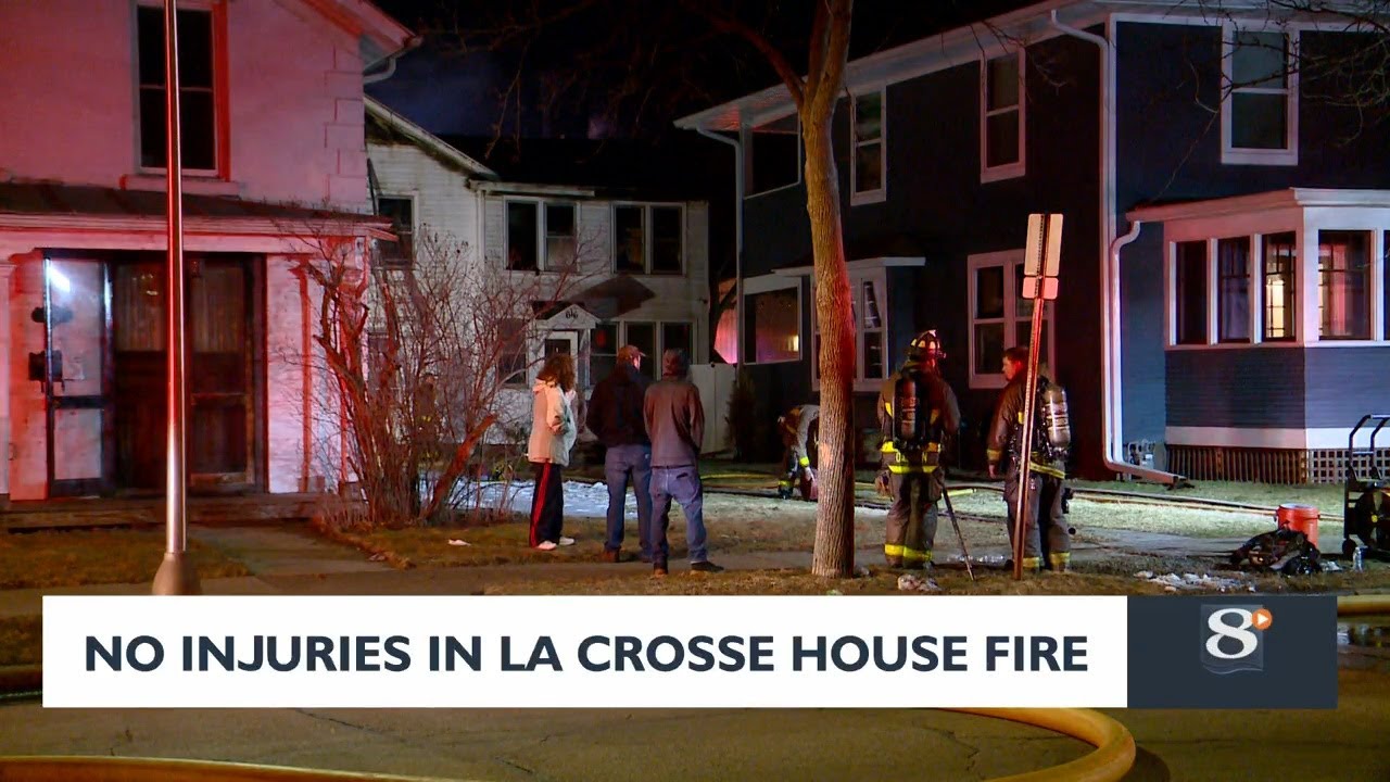 No injuries in La Crosse house fire - YouTube