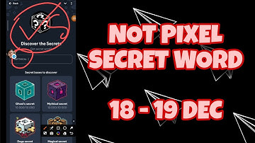 Not Pixel Secret Word 18 & 19 | Today Not Pixel Secret Code | Not pixel Daily Combo | AGP #4