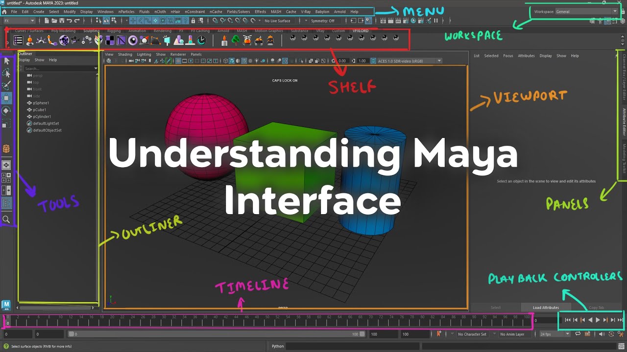 103. Understanding Maya Interface - YouTube