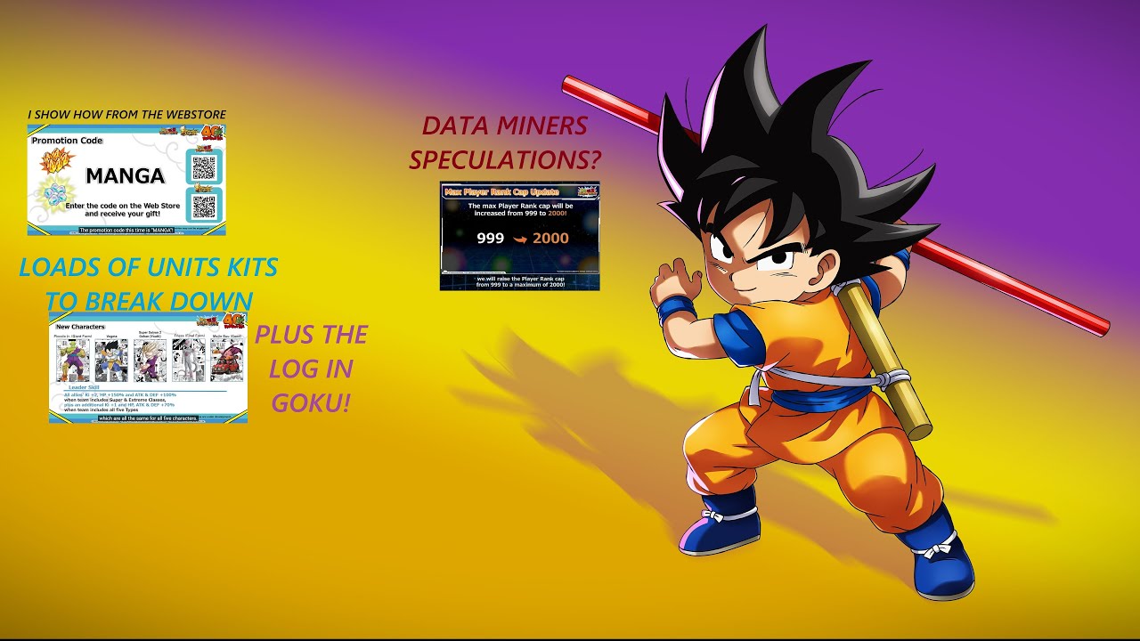 DBZ DOKKAN BATTLE! DragonBall's 40TH YEAR CAMPAIGN! Promo Code