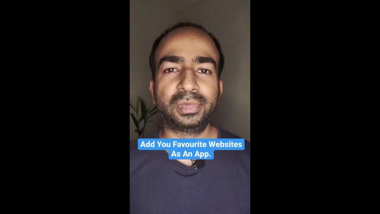 Add any website as an app on your mobile phone 