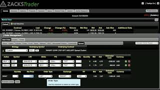 Placing Spread Orders in ZacksTrader - Zacks Trade, division of LBMZ Securities, member FINRA/SIPC screenshot 3