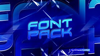 Top-10 Popular Font Pack |  Premium Font Pack Free Download Link | How to Install Font