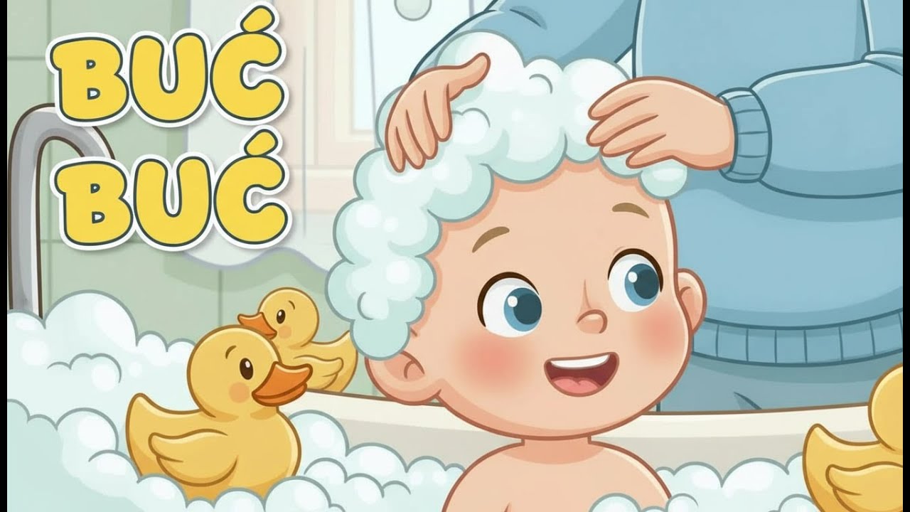 Buć Buć | Vesela Dečija Pesma za Kupanje