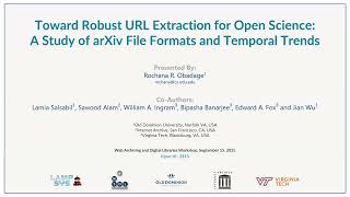 Download Lagu WADL 2025 - Toward Robust URL Extraction for Open Sci: Study of arXiv File Formats \u0026 Temporal Trends MP3 Download Lagu WADL 2025 - Toward Robust URL Extraction for Open Sci: Study of arXiv File Formats \u0026 Temporal Trends MP3