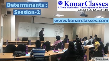 www.konarclasses.com : Determinants - Session 2
