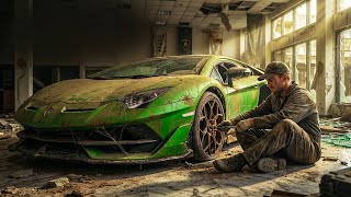 Lamborghini Aventador Restoration Asmr Satisfying Supercar Rebuild & Detail