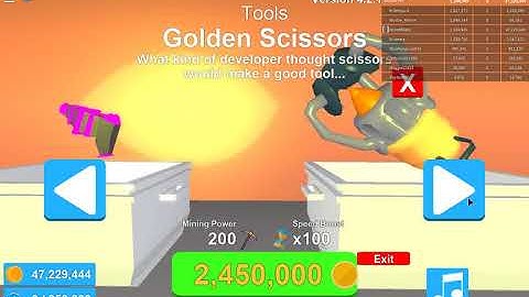 How I got most of the best items in Mining Simulator in one day