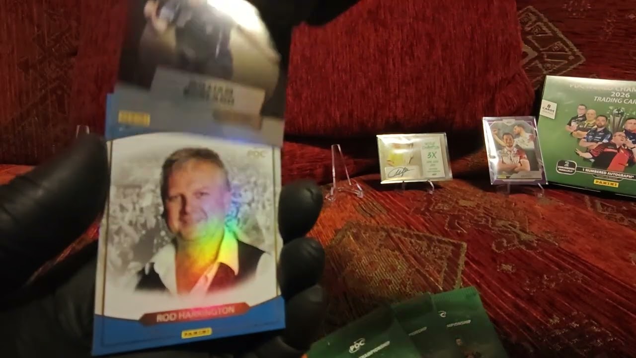 Panini PDC World Championship 2026 Box Break + all other hits from the case