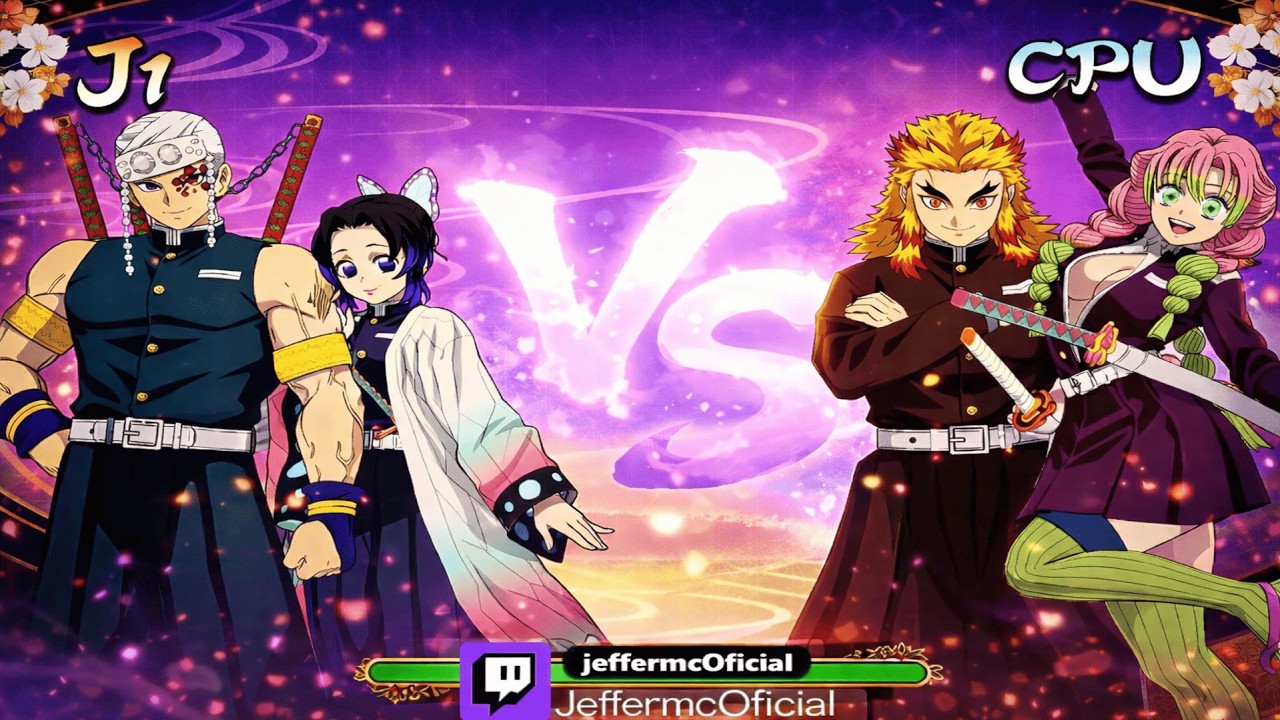 Tenguen Uzui y Shinobu Kocho vs Kyojuro Rengoku y Mitsuri Karroji |Hinokame chronicles 2