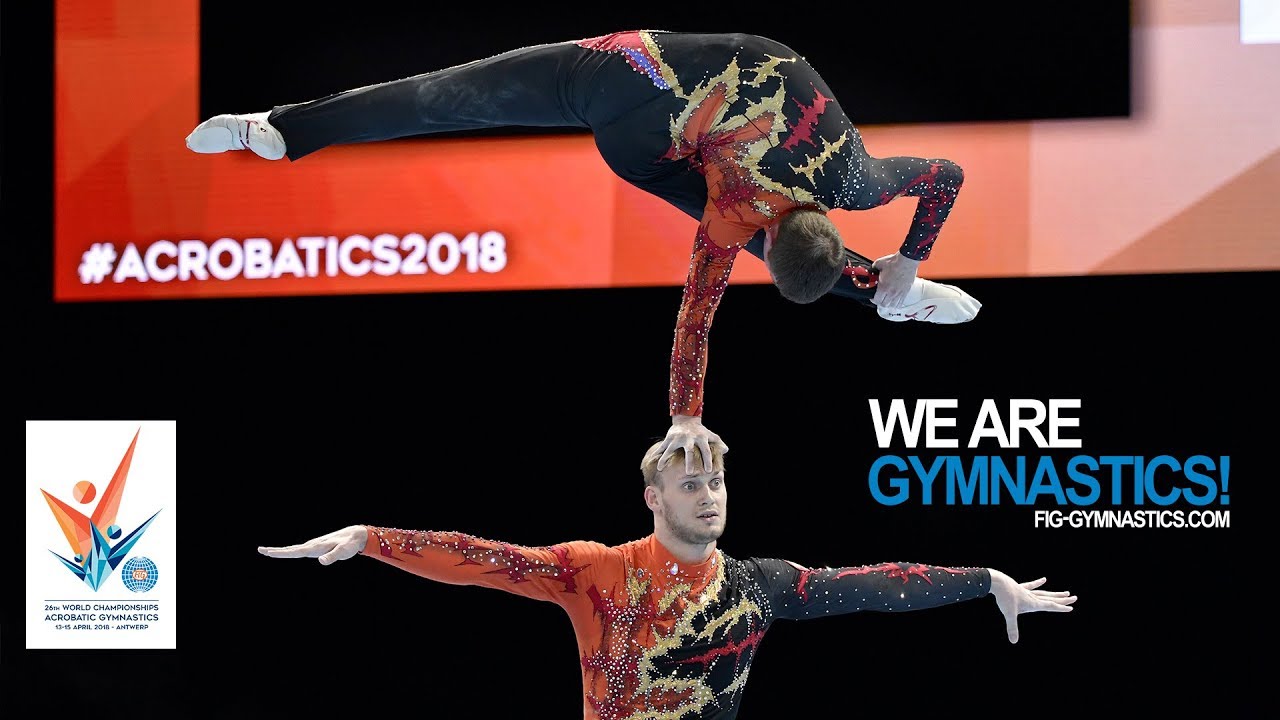 2018 Acrobatic Worlds, Antwerp (BEL) - Highlights MEN'S and WOMEN'S PAIR FINALS - We Are Gymnastics!