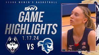 Paige Bueckers scores season-high 32 points as UConn beats Seton Hall | UConn Highlights | SNY