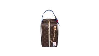 Louis Vuitton X NBA Dopp Kit Travel Bag Monogram NBA Patch Logo By Virgil  Abloh