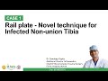 Hip replacement chandigarh  rail plate technique  infected nonunion tibia  dr sandeep gupta