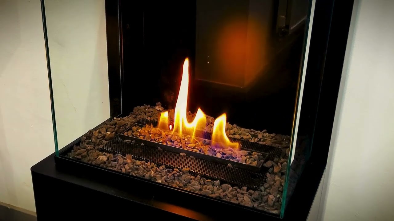 An automatic Bioethanol fireplace - no chimney! no smoke!