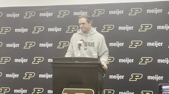 10/13/25, Mike Scherer press conference, pre-Northwestern