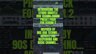Dub Techno Chords 2 for Serum 2    #technoproducer