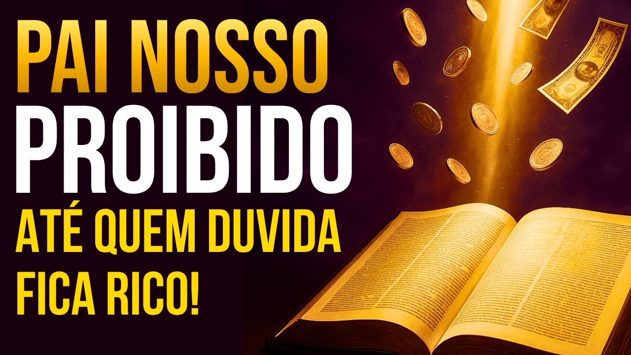 O PAI NOSSO PROIBIDO QUE FAZ ATÉ QUEM DUVIDA FICAR RICO - MUITO DINHEIRO CHEGARÁ