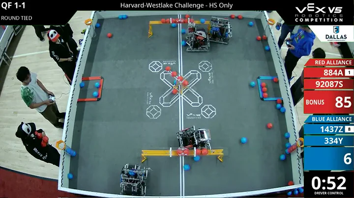 Harvard-Westlake Challenge - Cal 4 : Division 1 - QF #1-1 - 884A & 92087S vs 1437Z & 334Y - Auton +