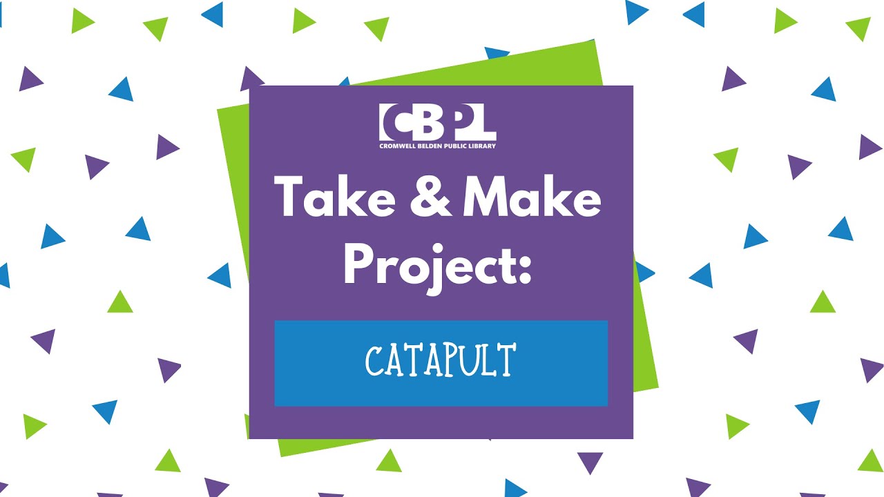 Cbpl Projects CBPL Take & Make - Catapult - YouTube