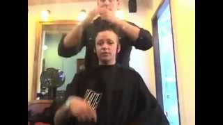 Sparky Sin Claire shaves her head!