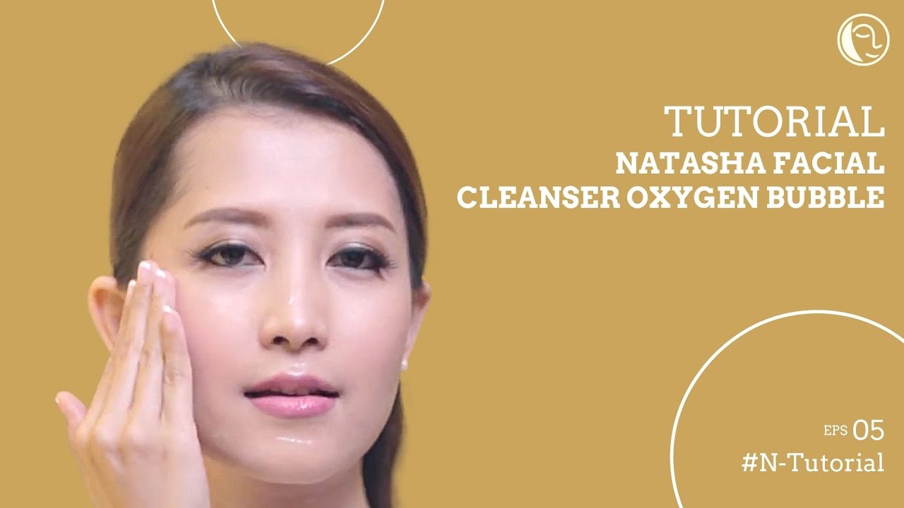 Tutorial Menggunakan Natasha Facial Cleanser Oxygen O2 Bubble Youtube 