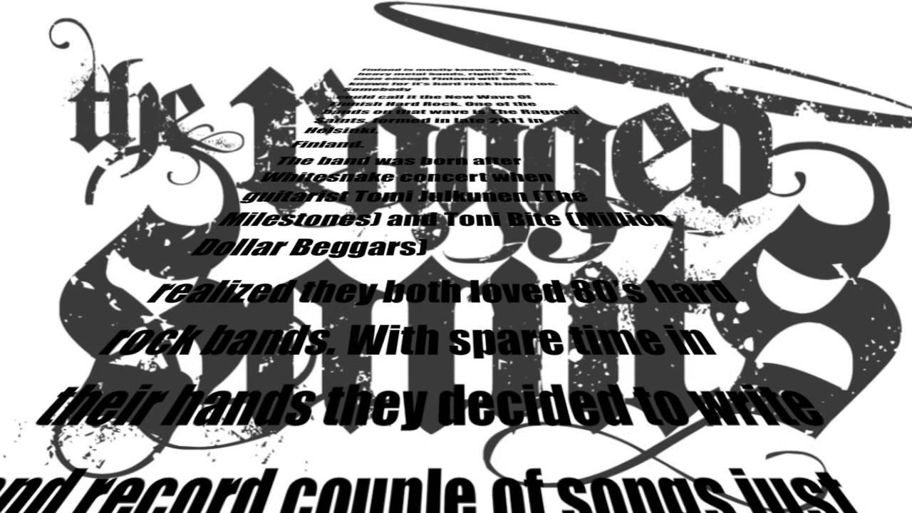 THE RAGGED SAINTS (Finland) / The Sound Of Breaking Free