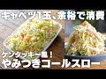 美味しすぎて一瞬で消える。キャベツ使い切り！大量消費【ダイエット】