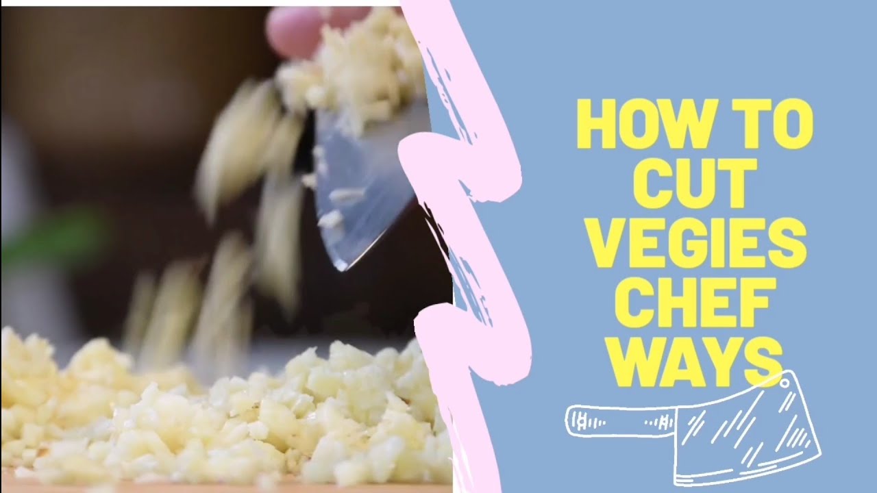 How to cut veggies🥘Chef Ways YouTube