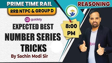 Number Series Reasoning Tricks | RRB NTPC | RRB Group D | Reasoning by Sachin Modi Sir