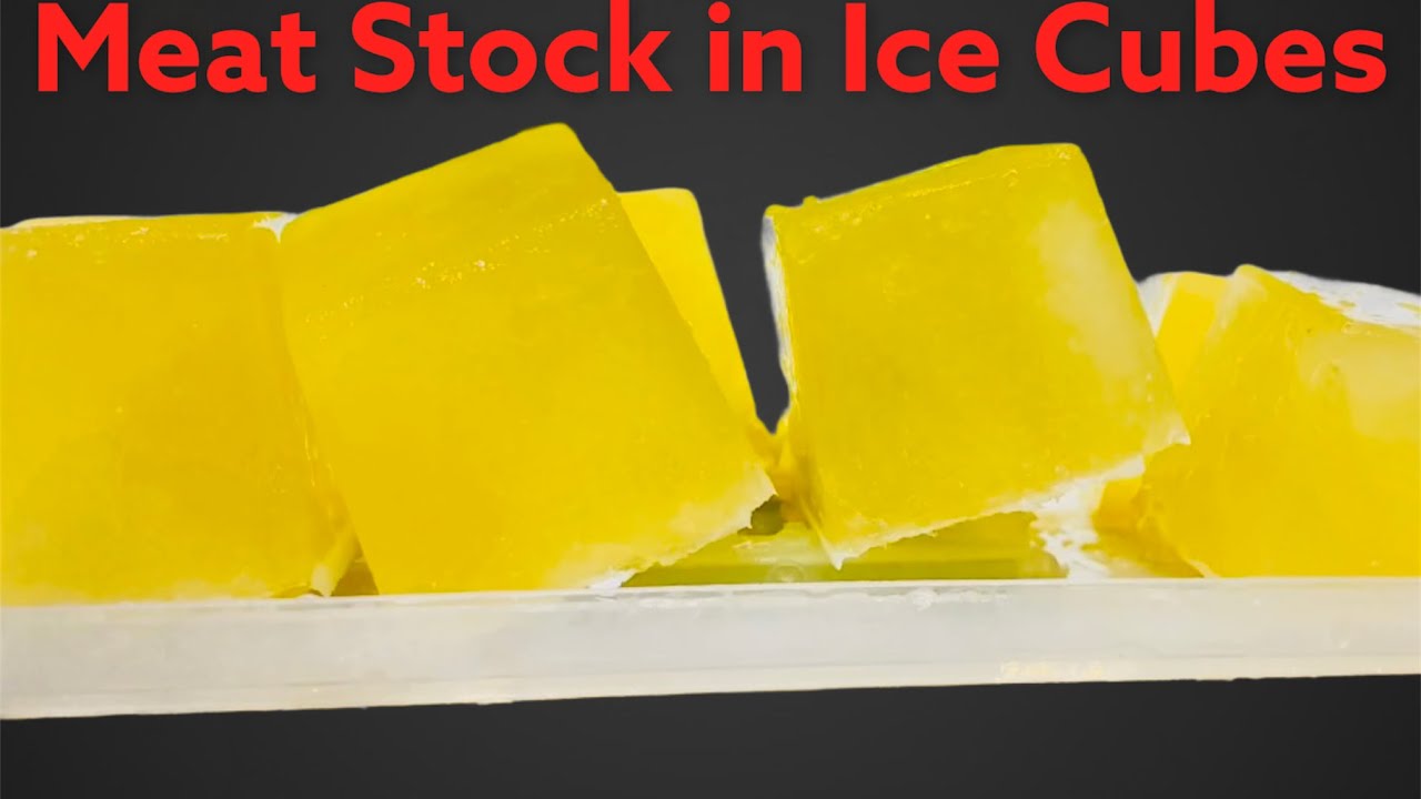 Meat Stock in ice cubes. Easy cooking. Cooking LifeHugs YouTube
