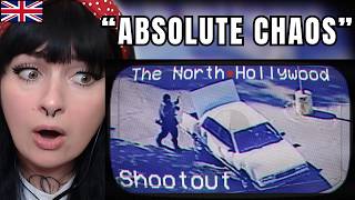 British Girl Reacts to LA's Most Infamous Heist Gone Wrong - Real Footage Is Insane