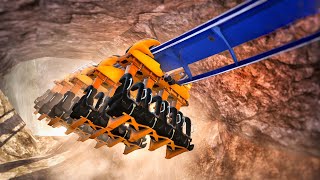 [360 VR] Cave Looping RollerCoaster Simulator for Google Cardboard 360° 3D Video split screen SBS